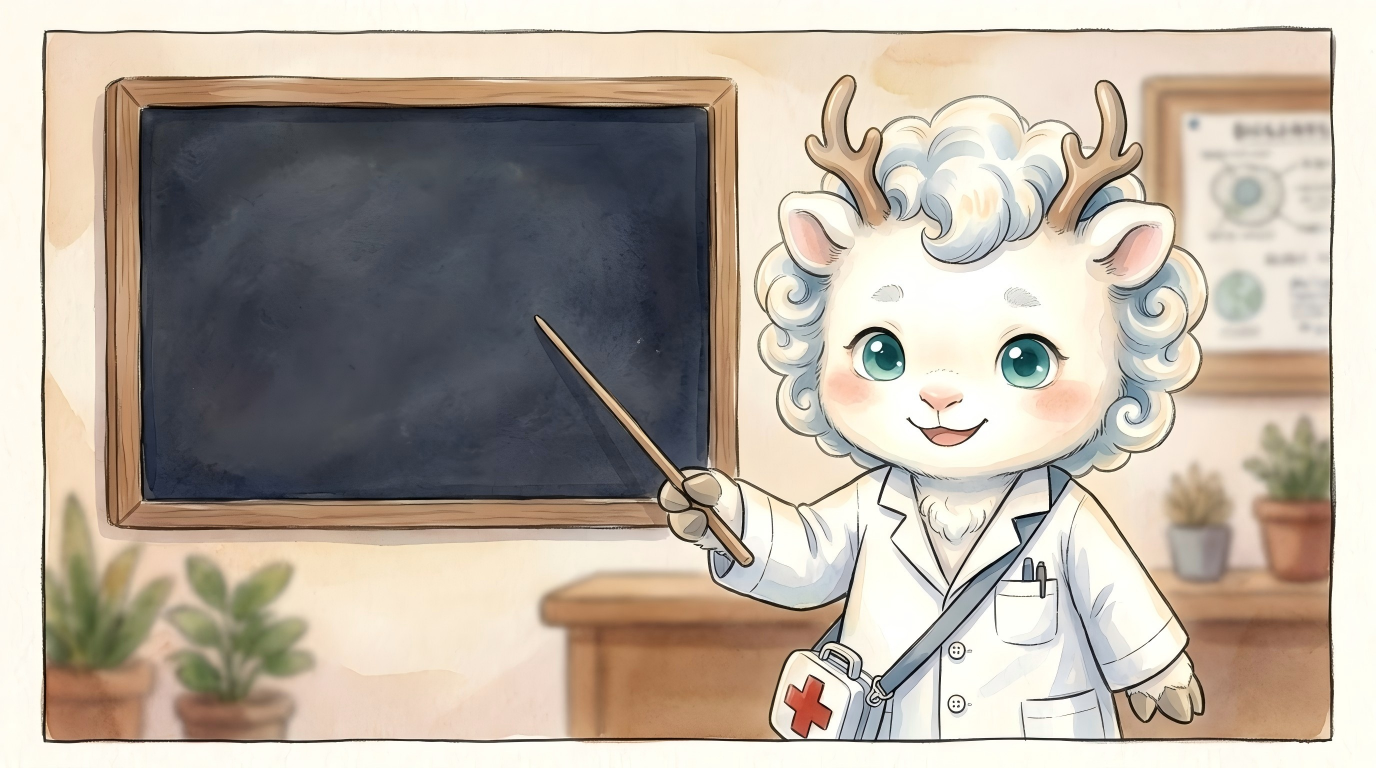 ByeGerm mascot guiding an inclusive science lesson
